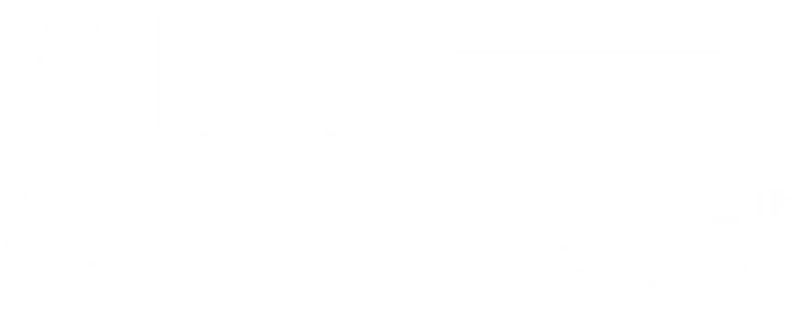 MDDO Standard (TM) Logo Reverse Monochrome
